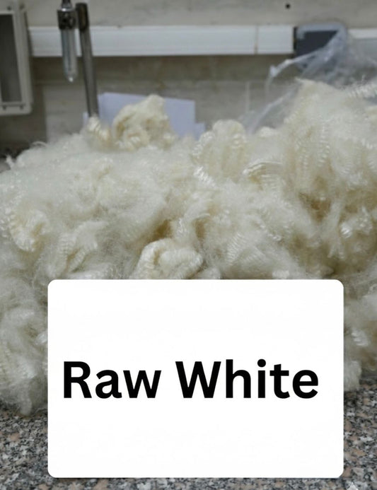 Raw White Fiber